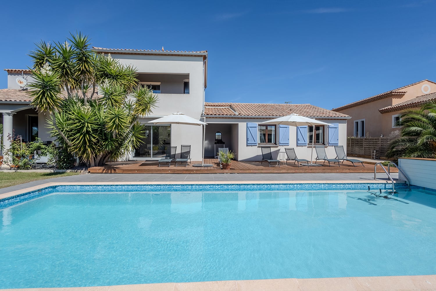 Villa de vacances à Portiragnes avec piscine privée chauffée