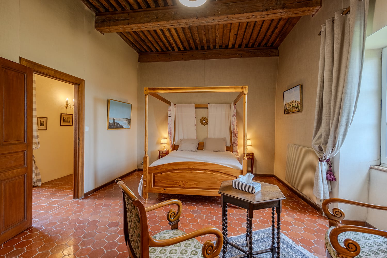 Chambre | Maison de vacances à à Blauzac
