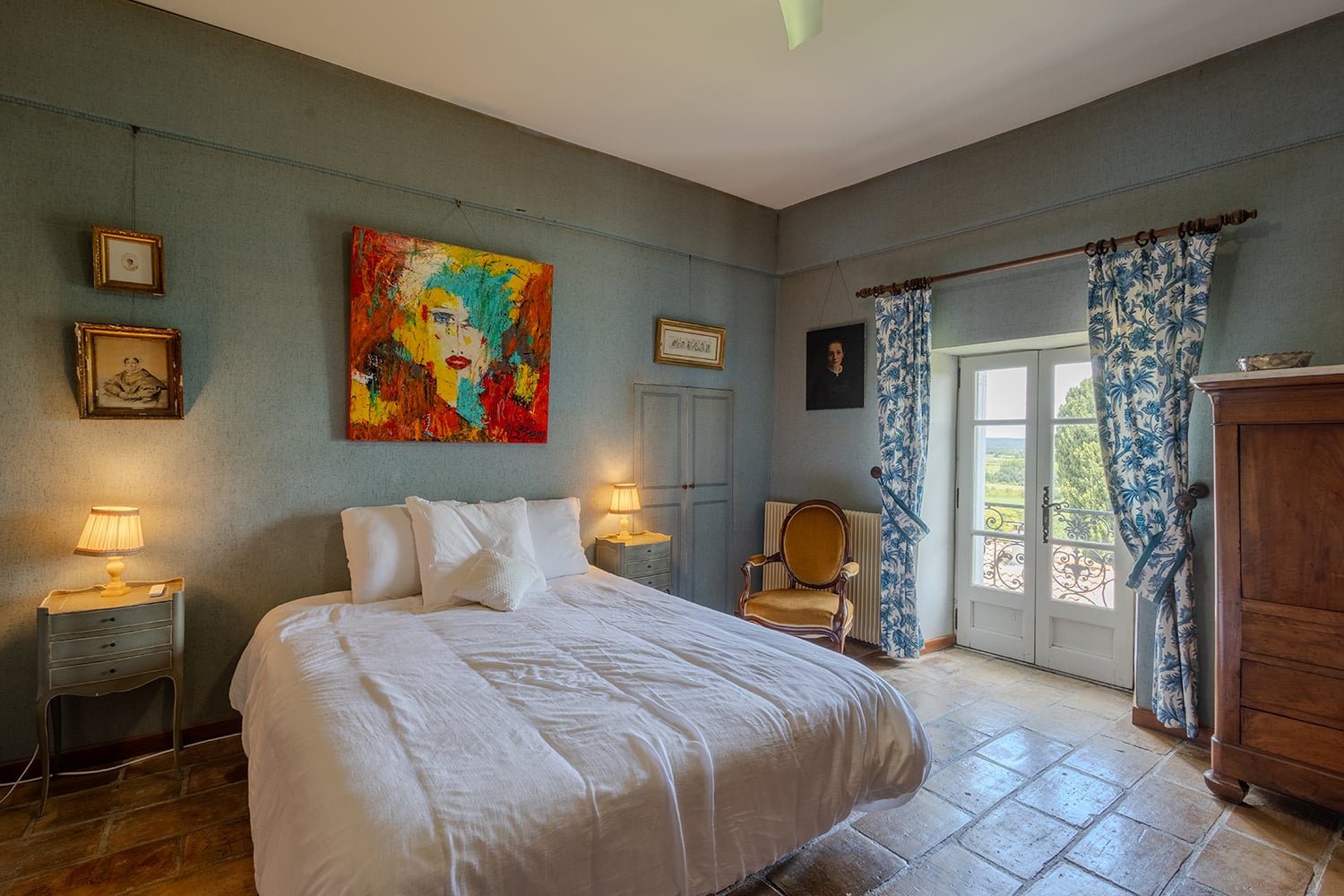 Chambre | Maison de vacances à à Blauzac