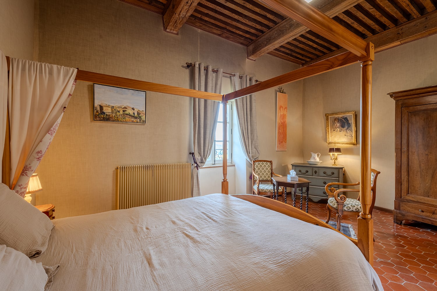 Chambre | Maison de vacances à à Blauzac