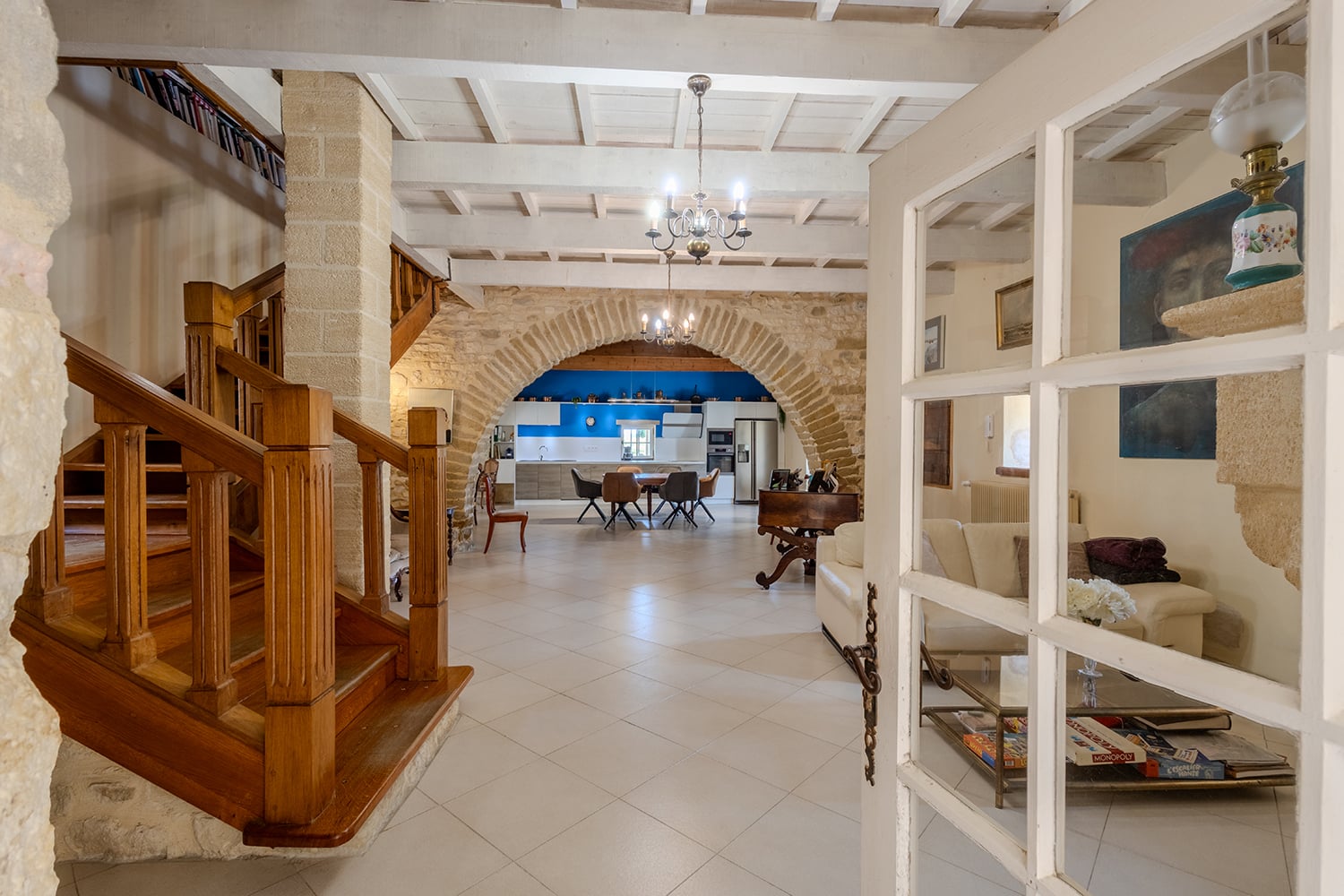 Salon | Maison de vacances à à Blauzac