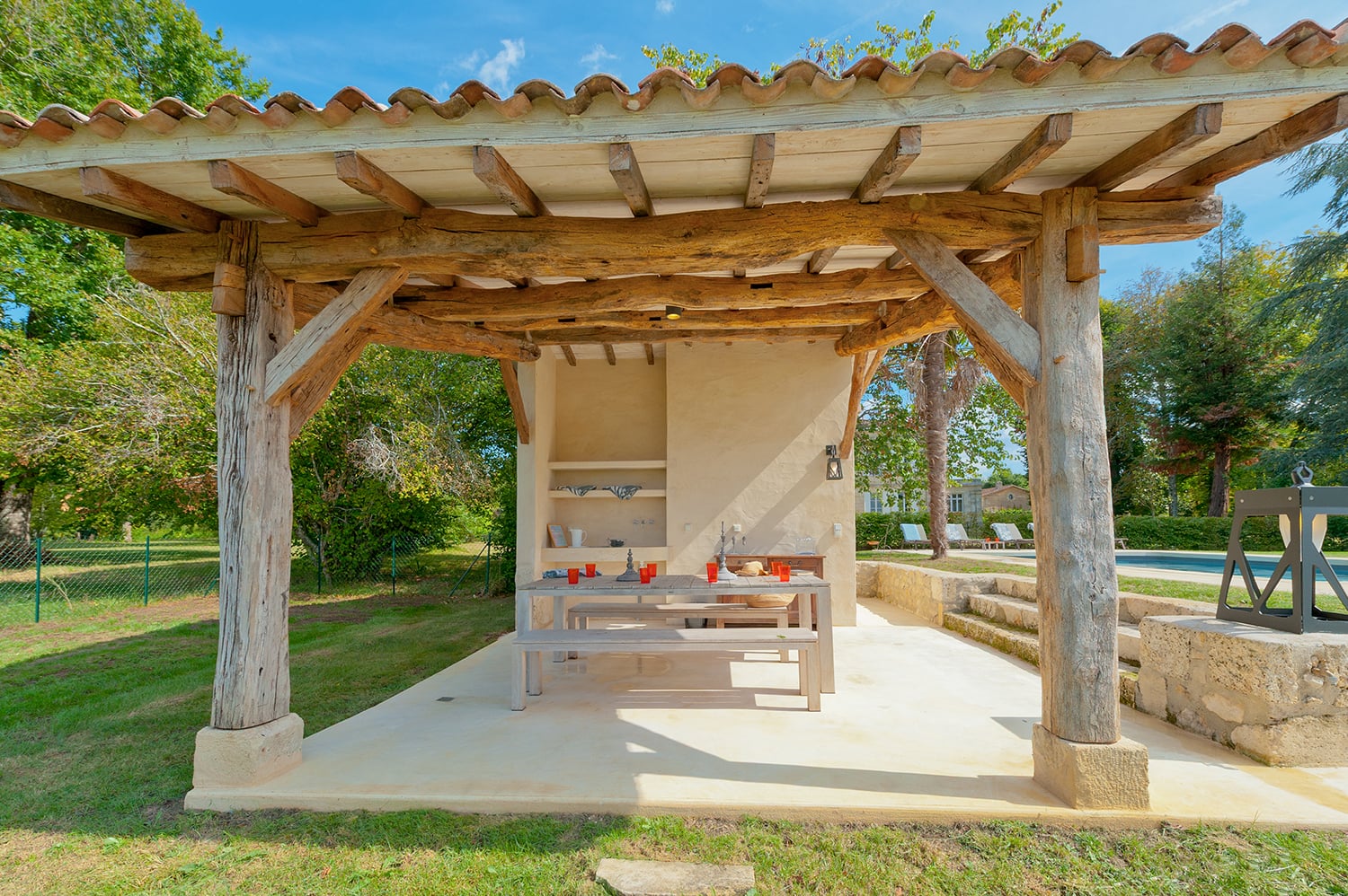 Terrasse ombragée