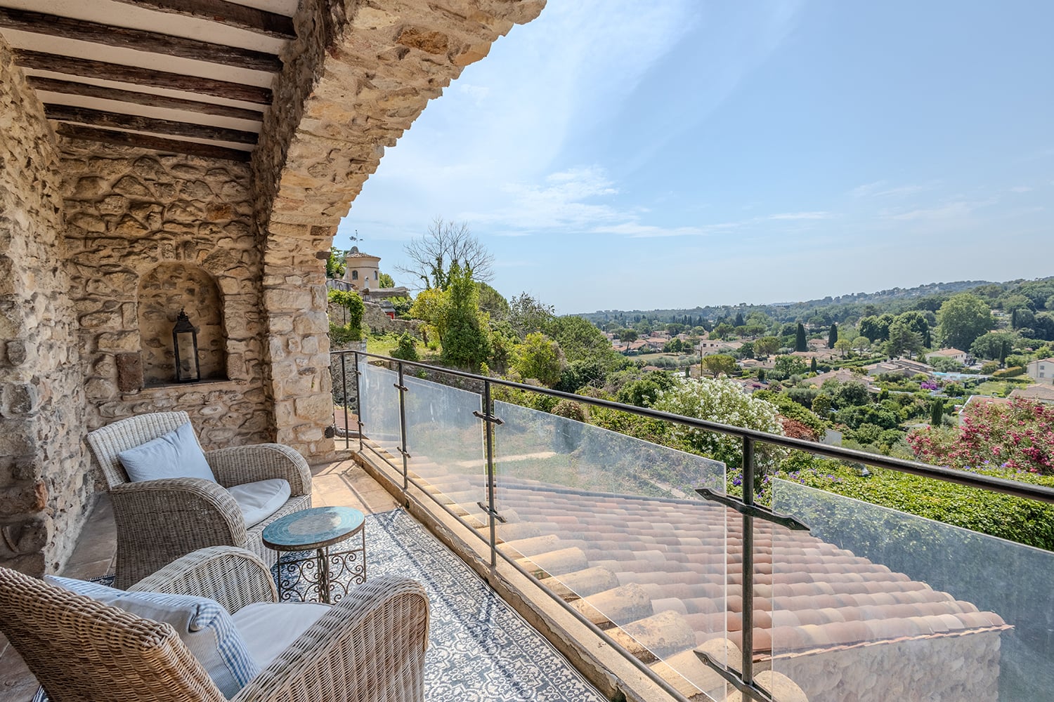 Terrasse au 1er étage | Maison de vacances à Biot
