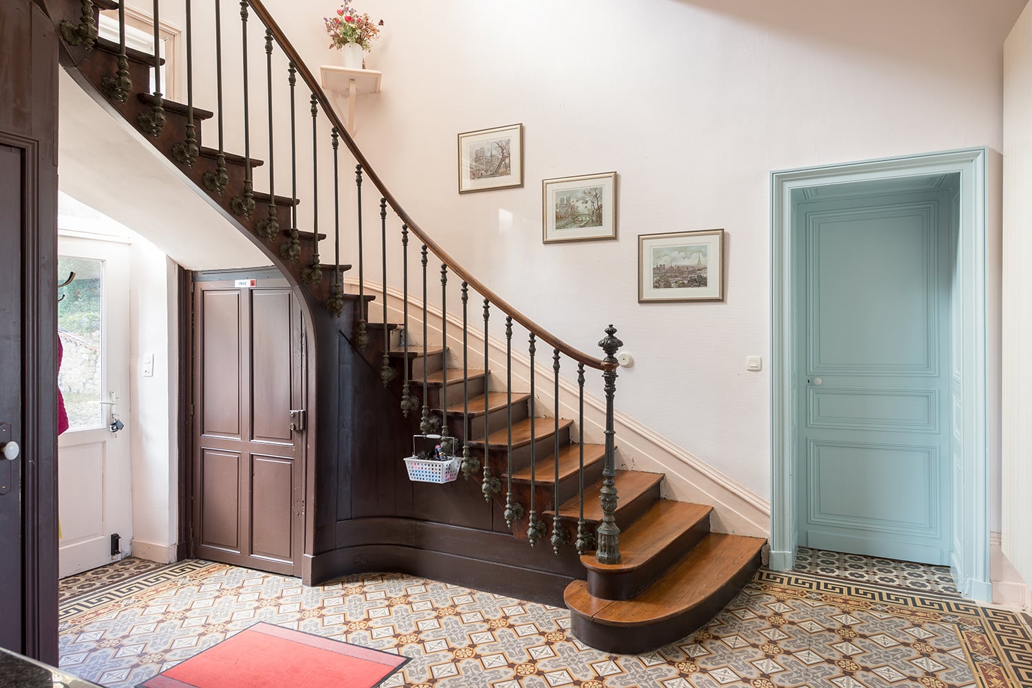 Escalier | Château de vacances à Dignac