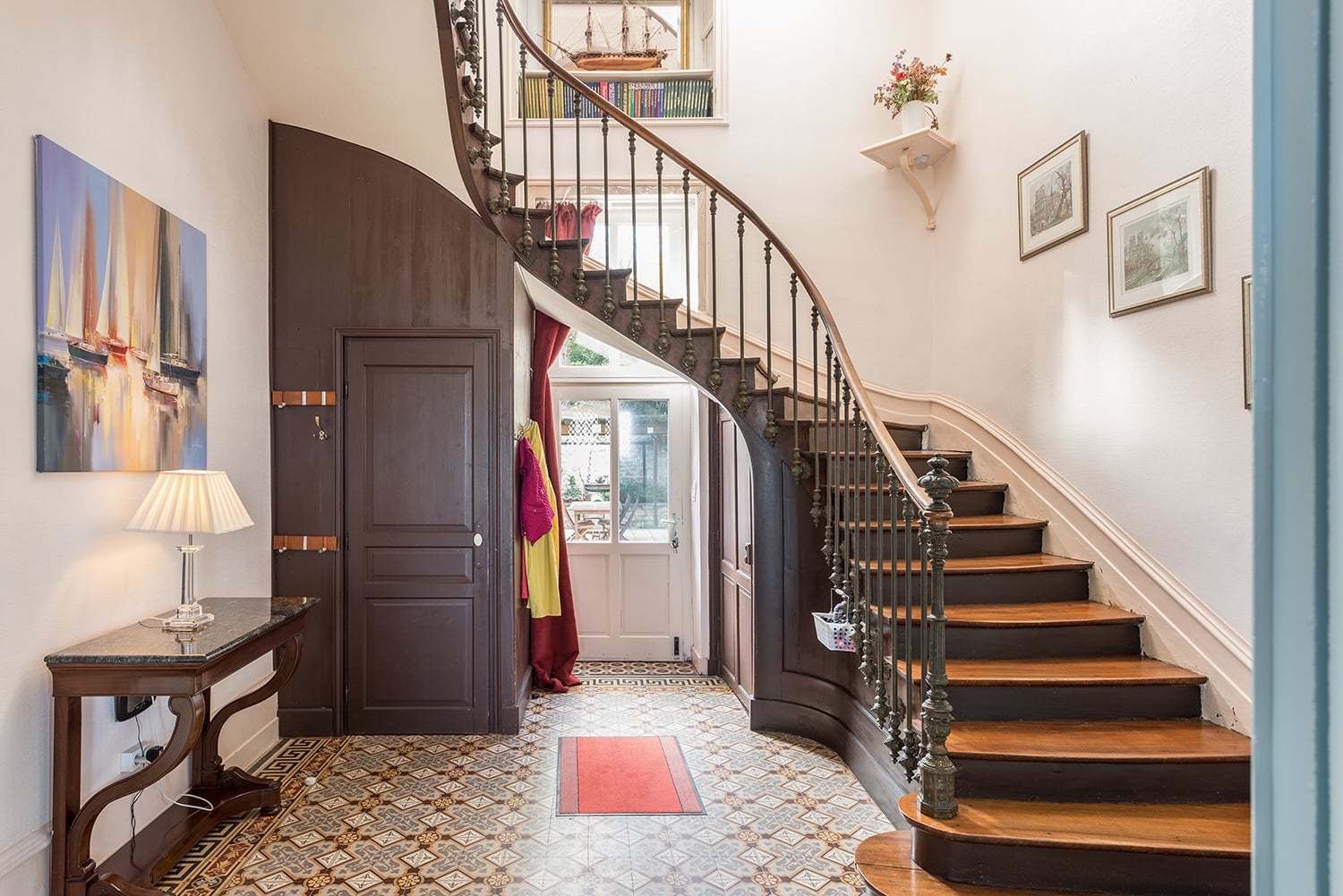 Escalier | Château de vacances à Dignac