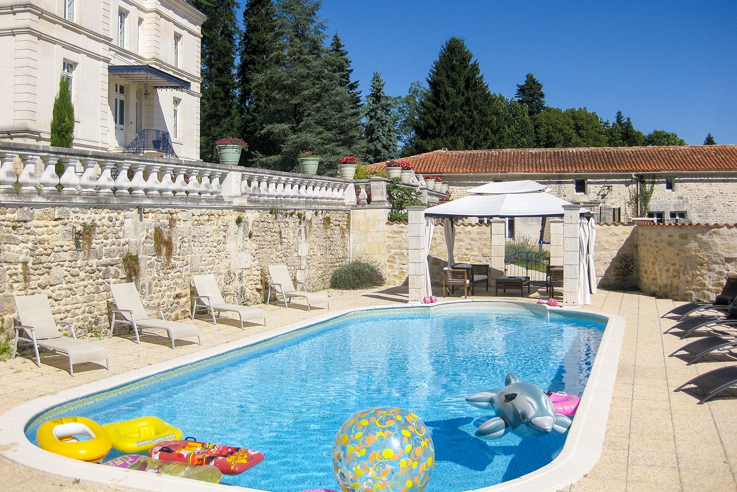 Private heated pool Private heated pool