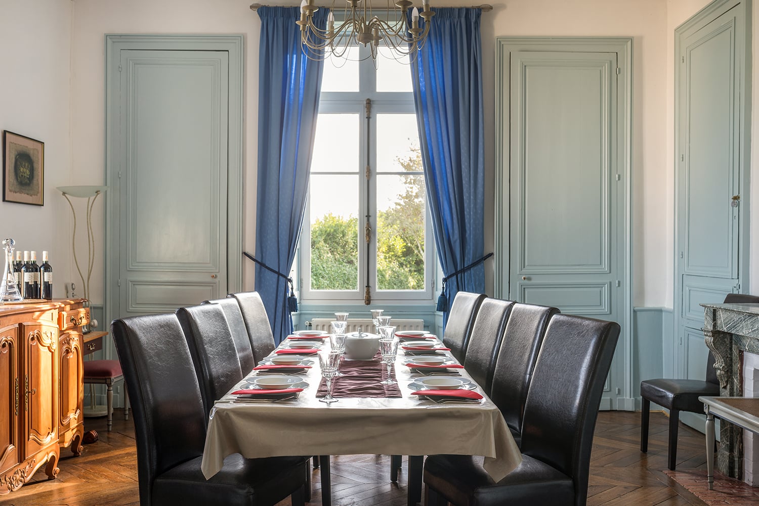 Salle à manger | Château de vacances à Dignac