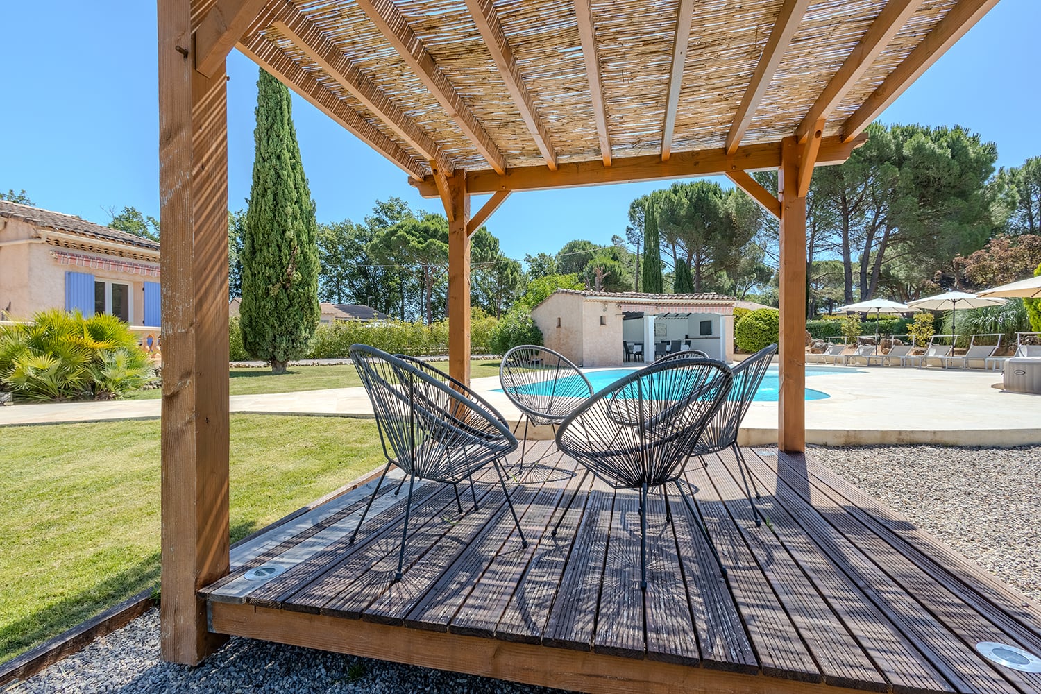 Terrasse ombragée