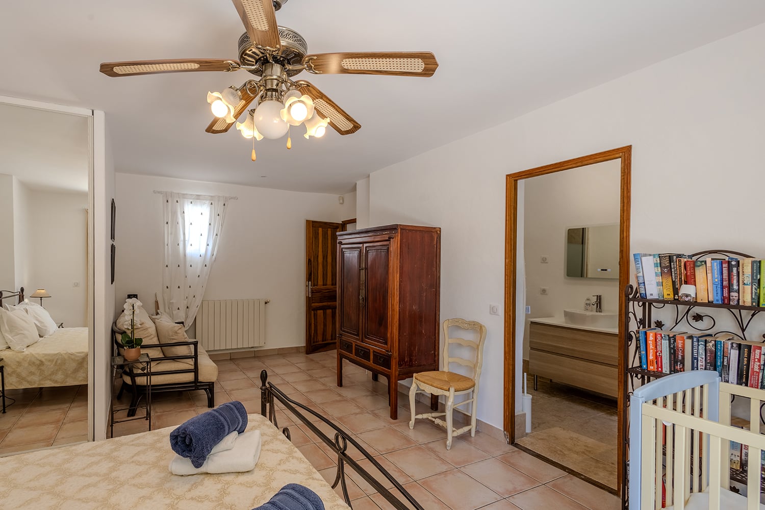 Chambre | Villa de vacances à Seillans