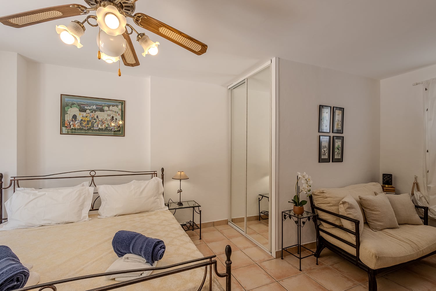 Chambre | Villa de vacances à Seillans