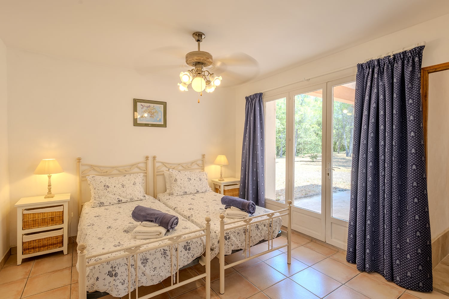Chambre | Villa de vacances à Seillans