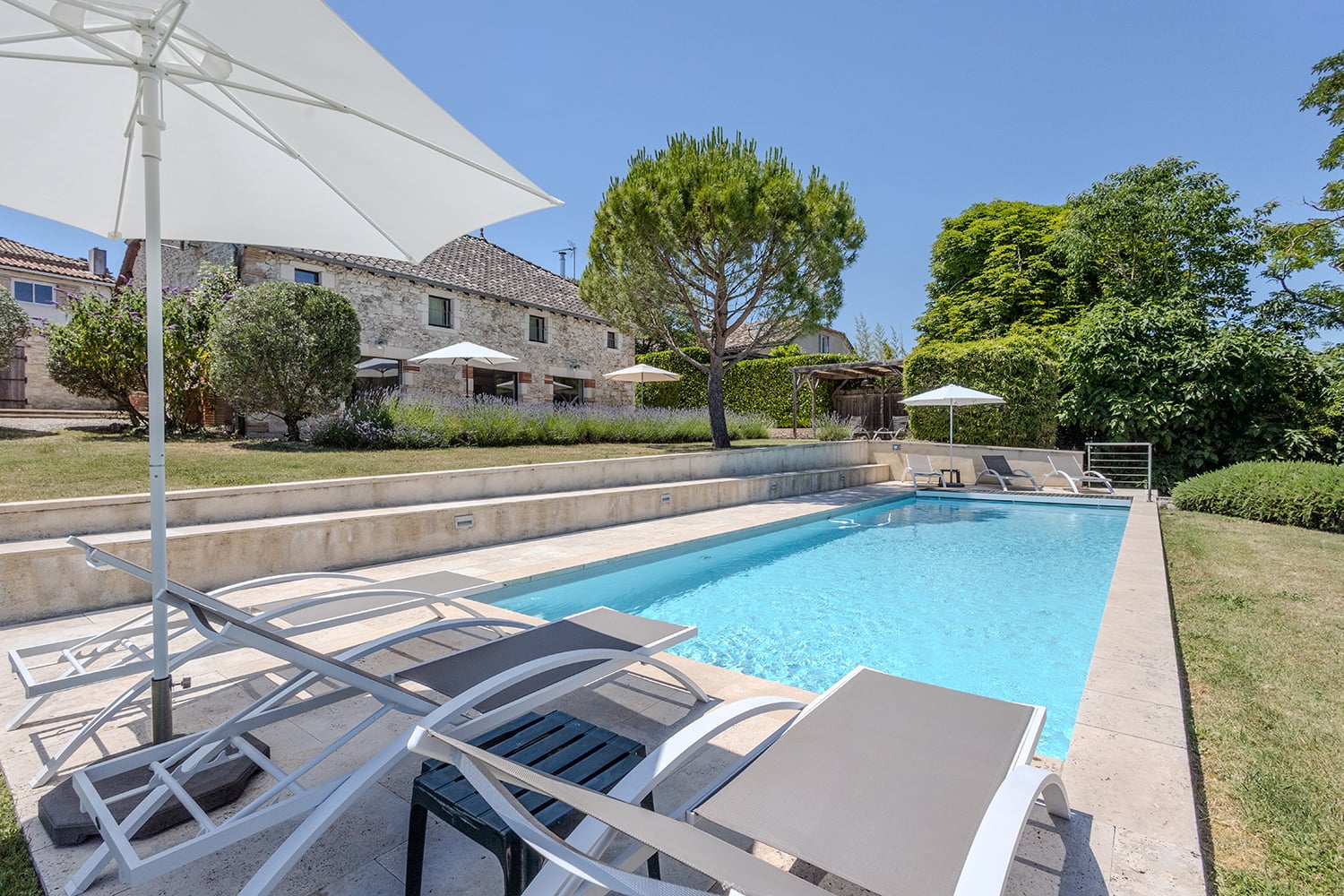 Holiday home in Lauzerte with private heated pool