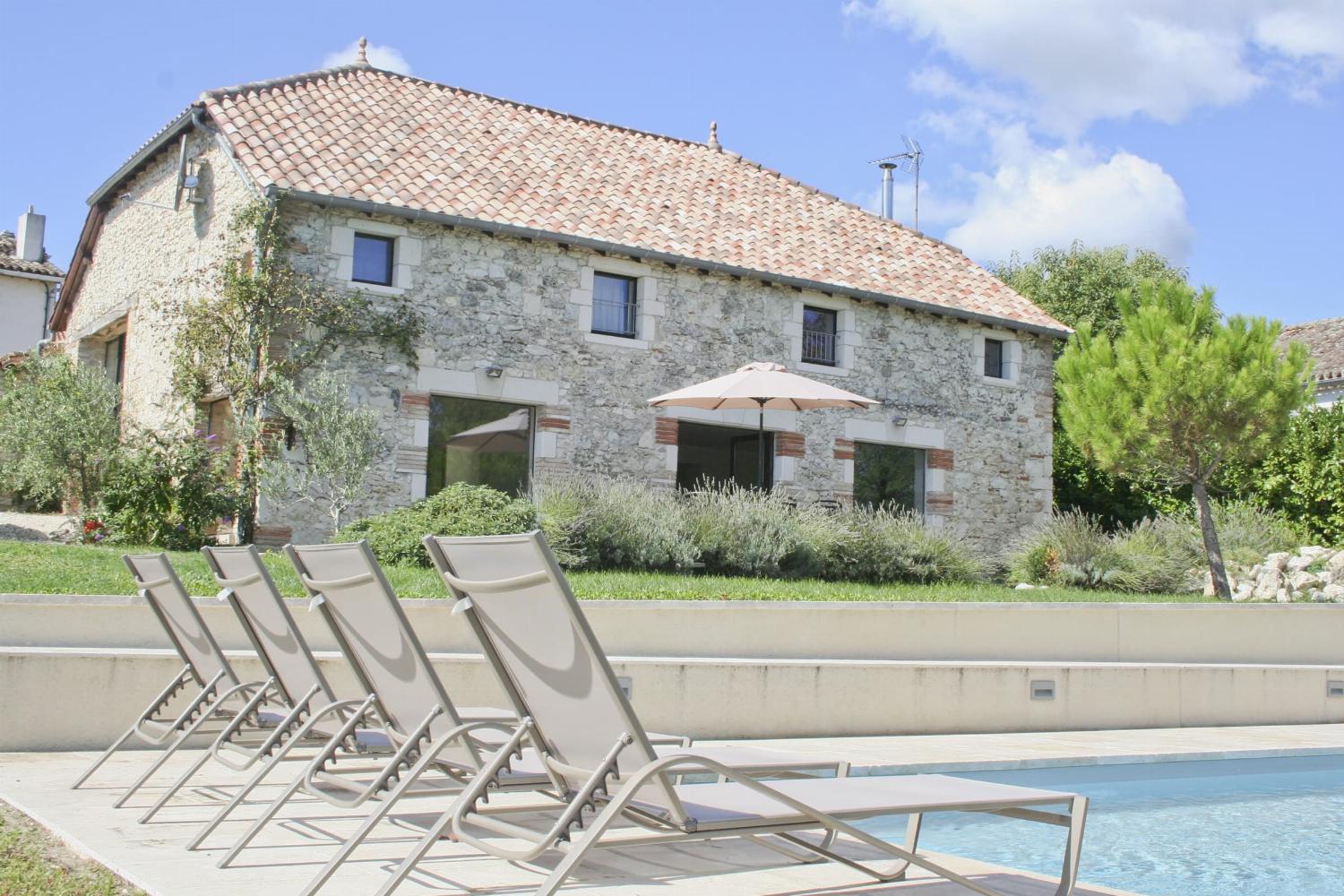 Maison de vacances dans le Tarn en Garonne avec piscine privée chauffée