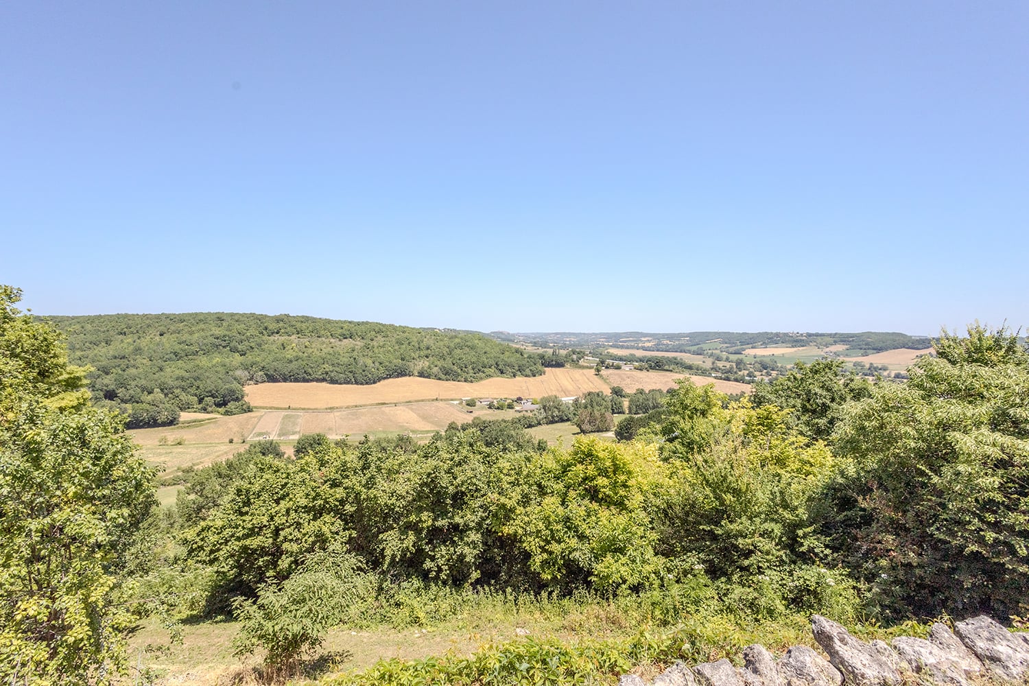 Vue sur la campagne