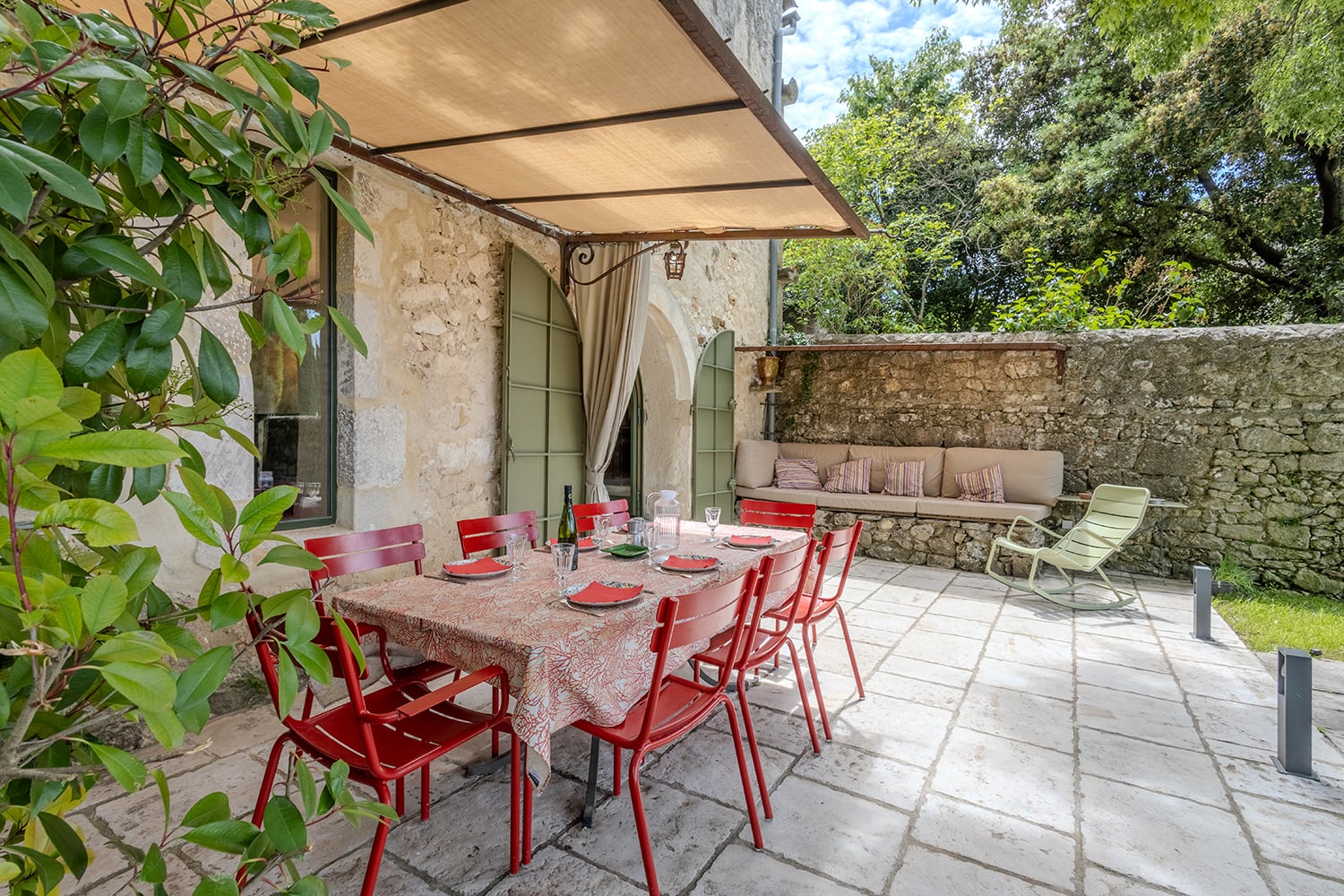 Terrasse de salle à manger