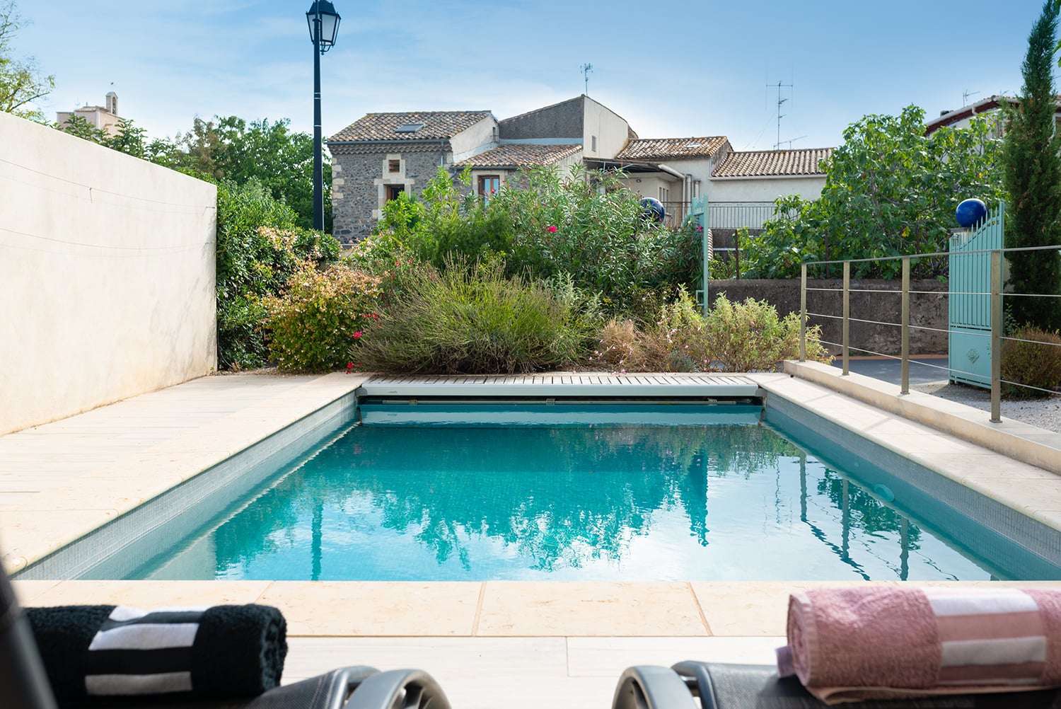 Private heated pool Private heated pool