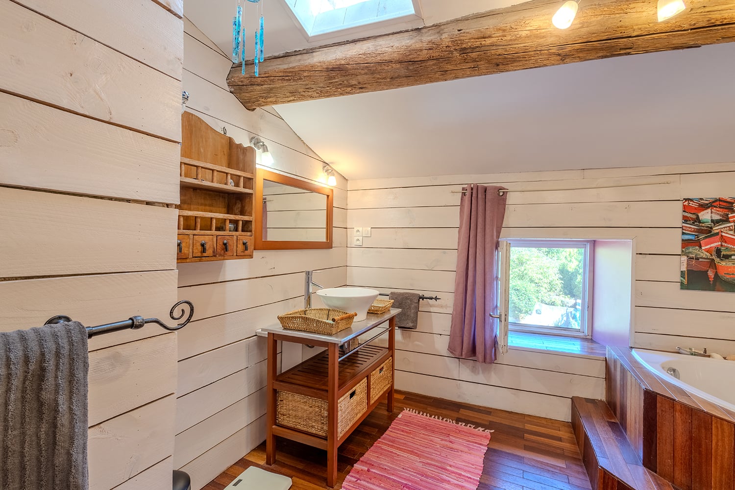 Salle de bain | Maison de vacances à Faugères