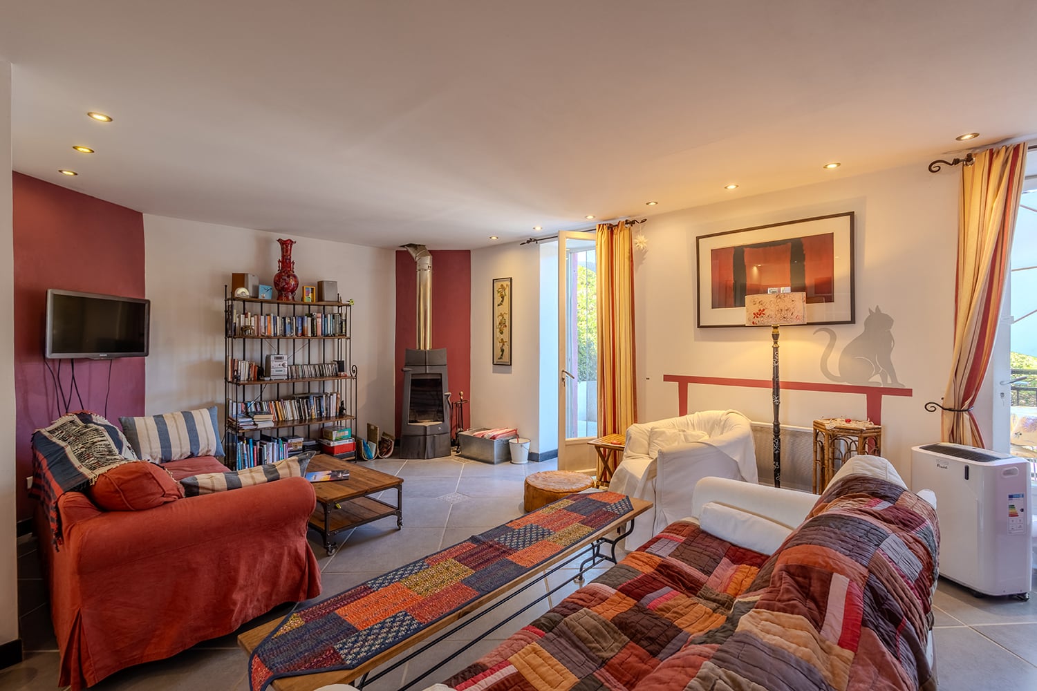 Salon | Maison de vacances à Faugères