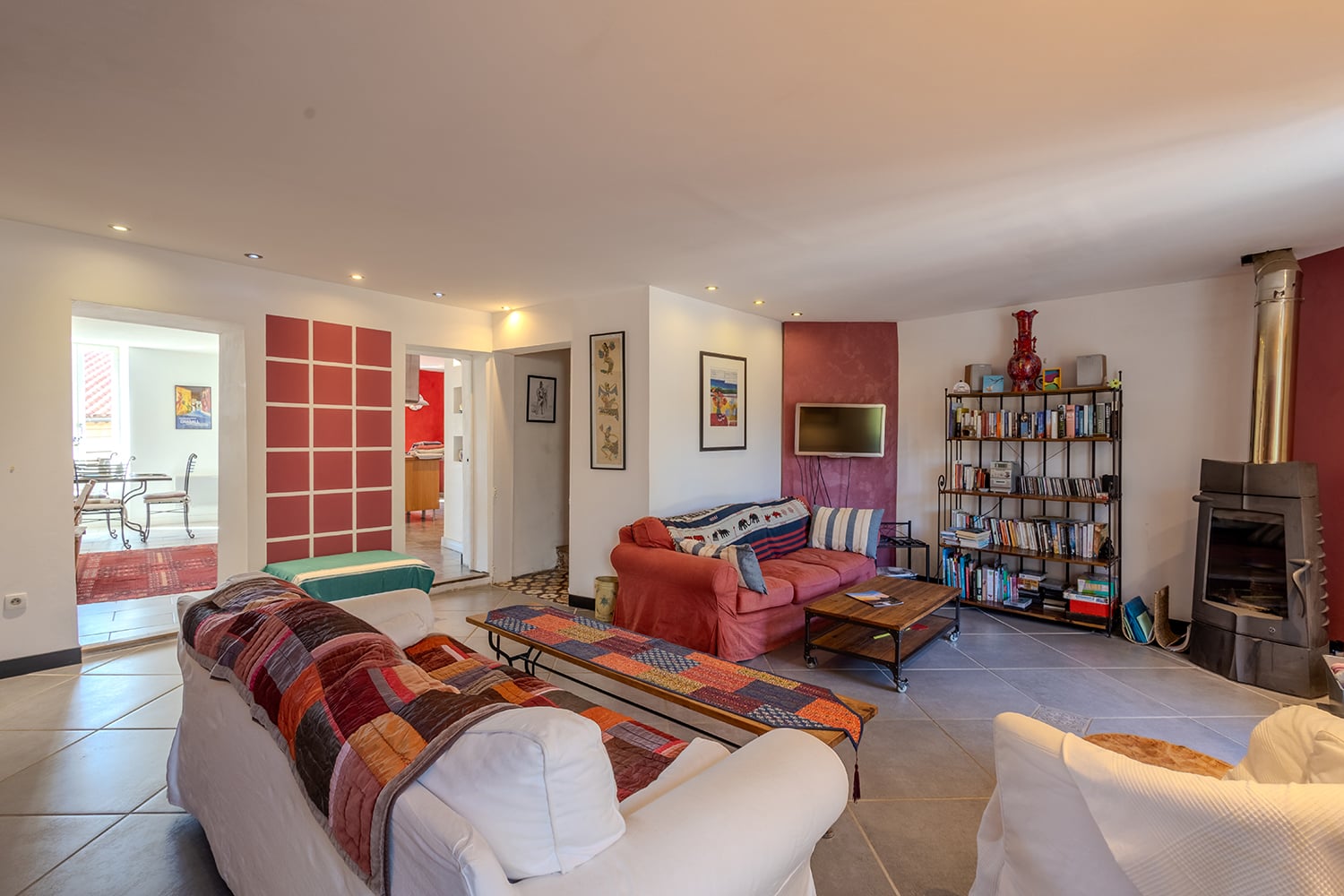 Salon | Maison de vacances à Faugères