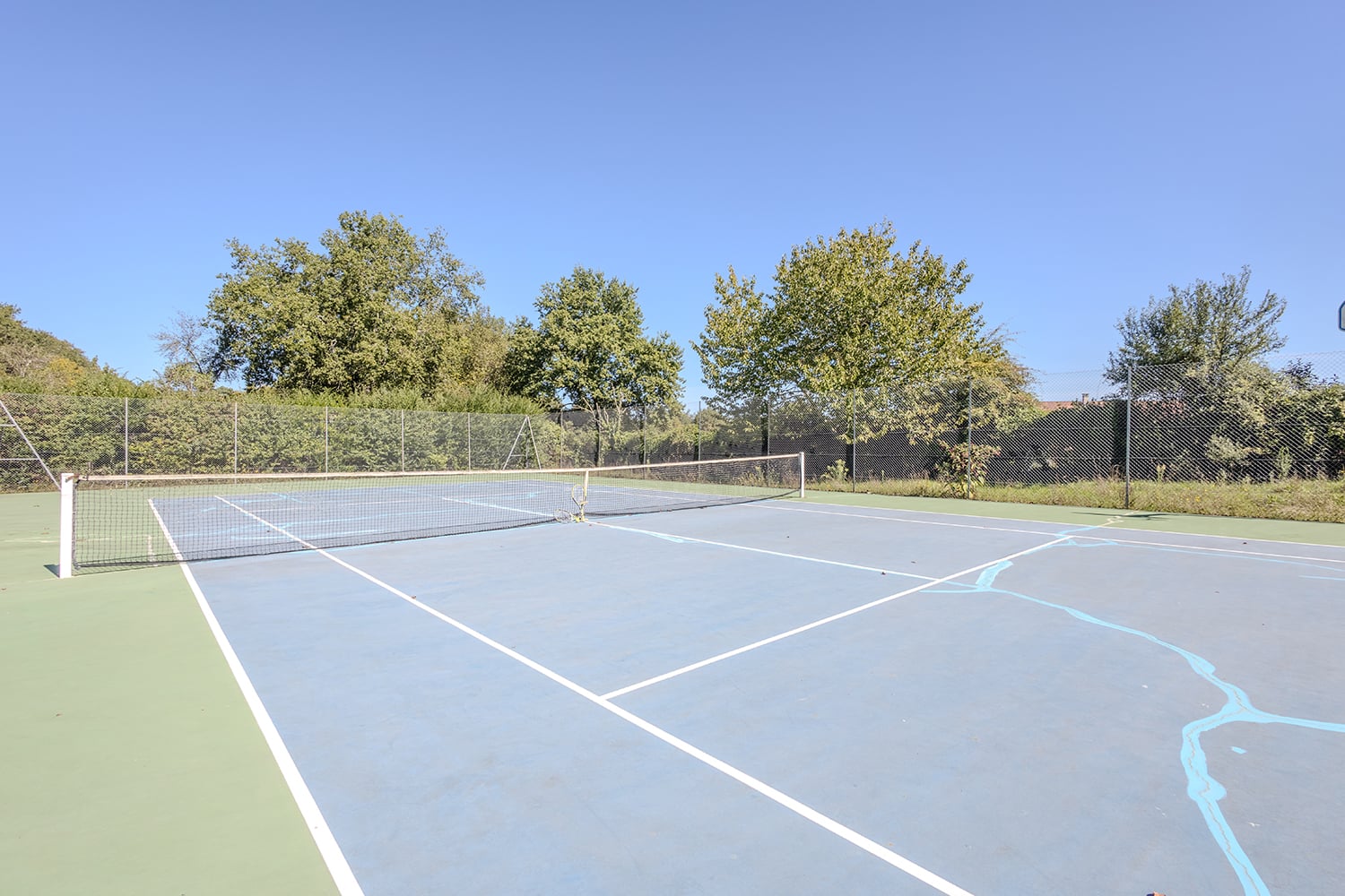 Court de tennis privé