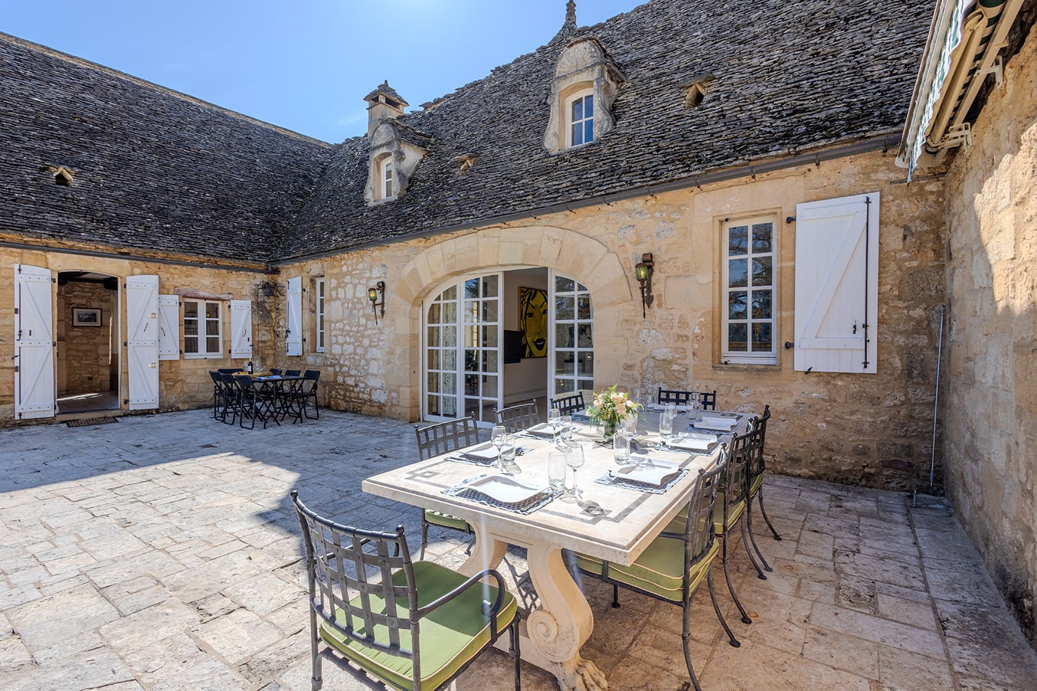 Terrasse de salle à manger