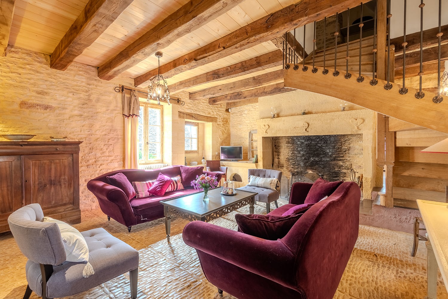 Salon | Maison à louer en Nouvelle-Aquitaine