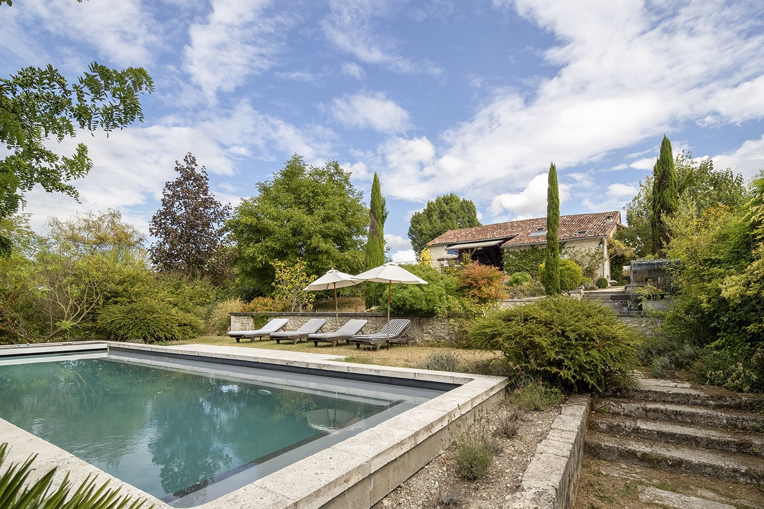 Private heated pool Private heated pool