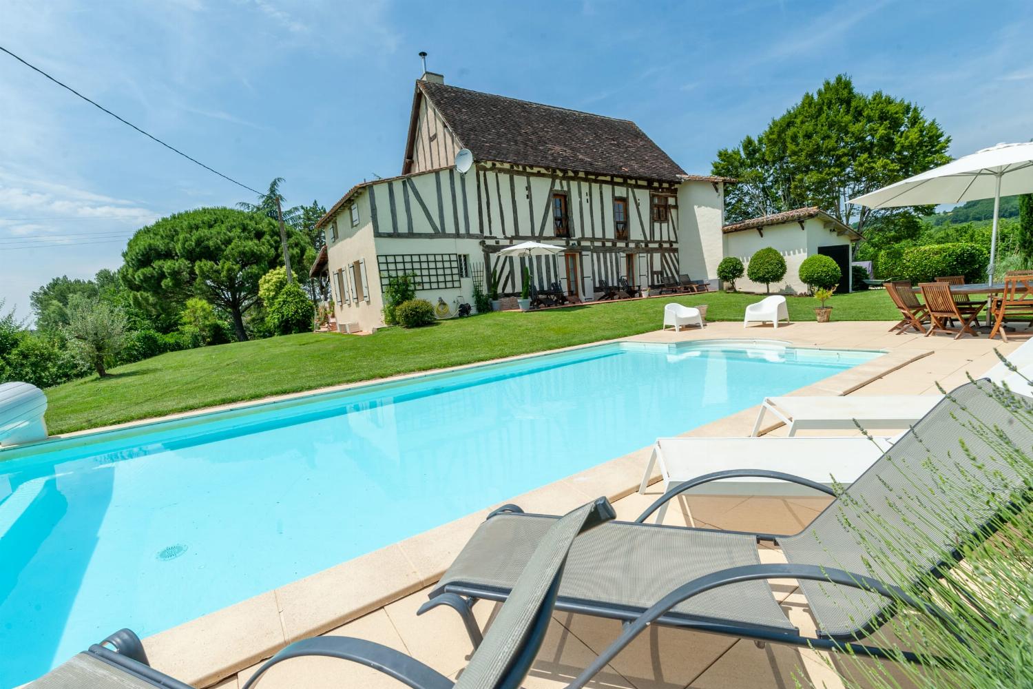 Location maison dans le Lot-et-Garonne avec piscine privée chauffée